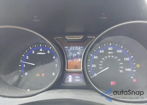 2013 Hyundai Veloster Turbo W/Black из США, поврежденный, VIN KMHTC6AE8DU111777